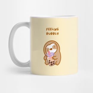 Feeling Bubbly Boba Sloth Mug